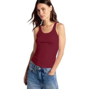 Imagem de Regata Hering Básica Feminina Slim Rib-Feminino