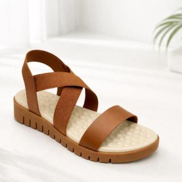 Imagem de Sandalia Feminina Papete Ortopédica Para Esporão e Fascite Plantar Ult