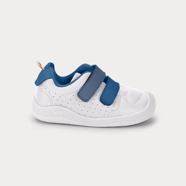 Imagem de Tênis Infantil Bibi Fisioflex 5.0 Branco com Azul-Masculino