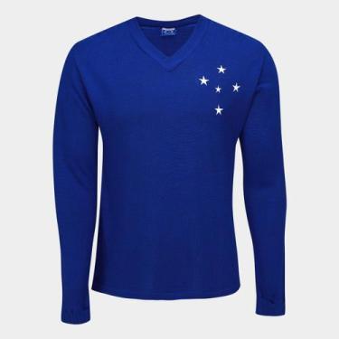 Imagem de Camiseta Cruzeiro Retrô Libertadores 1976 Masculina - Oldoni Sports, A