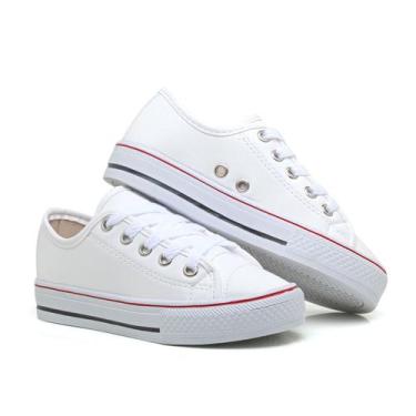 Imagem de Tênis Infantil Feminino ALL Ligth Star, 33, BRANCO