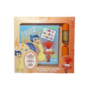 Imagem de Kit Livro Cartões Postais + 2 Lip Oils Divertida Mente & Sabrina Sato 