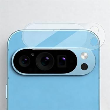 Imagem de 2 peças de protetor de vidro temperado para lente de câmera para Google Pixel 10 Pro XL, resistente a arranhões, resistente a choques, clareza HD, ajuste perfeito