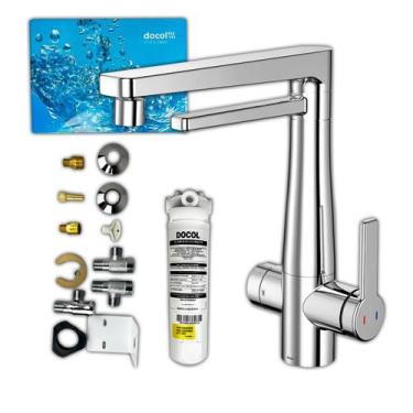 Imagem de Misturador Monocomando DocolVitalis Cozinha Mesa Bica Alta com Purific