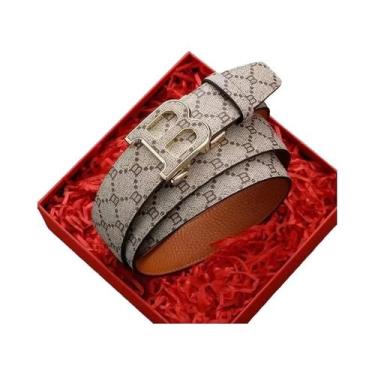 Imagem de Cinto Masculino De Luxo Com Fivela De Liga Metálica Para Negócios - NO