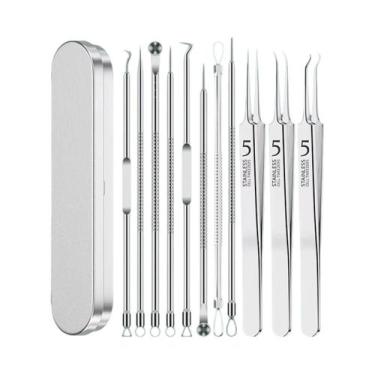 Imagem de Kit De Remoção De Cravos E Espinhas 11 Peças: Conjunto De Agulhas De A