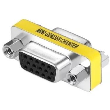 Imagem de Emenda Vga 15P Femea X Vga 15P Femea - Emenda Cabo VGA