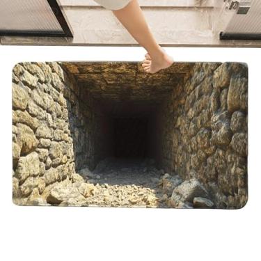Imagem de Tapetes 3D, ilusão de ótica, Abyss Illusion, capacho antiderrapante, tapetes de veludo de | para sala de estar ao ar livre, quarto, banheiro, entrada, porta da frente