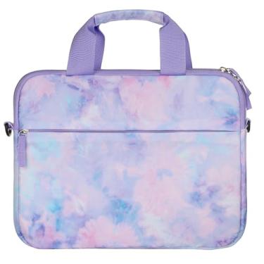 Imagem de Foxstory Capa para tablet para meninas, bolsa infantil para tablet para meninas, adequada para Fire HD 10, Fire HD 8, Fire 7 Kindle, tie dye roxo