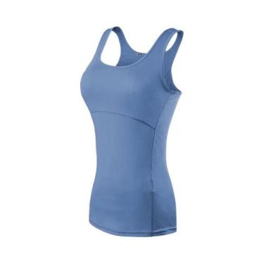 Imagem de Top De Yoga Sem Mangas Branco De Secagem Rápida Para Mulheres, Roupas 