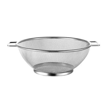 Imagem de Escorredor Dynasty Preparar em Inox 24,5x29,3cm Prata