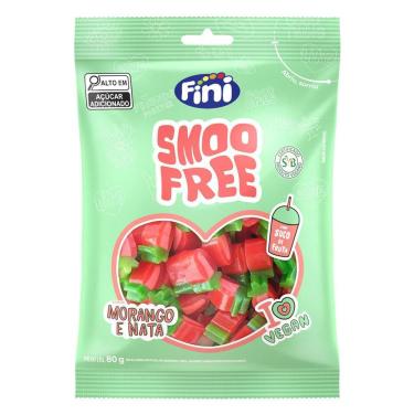 Imagem de Regaliz Morango SmooFree 80g Fini