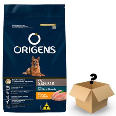 Imagem de Racao Origens Caes Senior Racas Media E Grande 15Kg + Surpresa