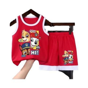 Imagem de Conjuntos De Roupas Esportivas Em Malha De Secagem Rápida PAW Patrol P