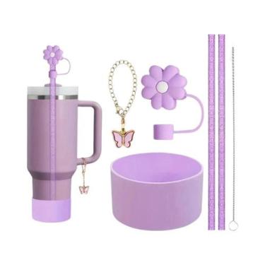 Imagem de Conjunto De Acessórios Reutilizáveis Para Copos Stanley 6 Peças: Prote