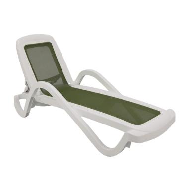 Imagem de Espreguiçadeira Tramontina Cancún em Polipropileno Verde Oliva