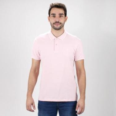 Imagem de Camisa Polo Colcci Slim Rosa Claro - Masculino-Masculino