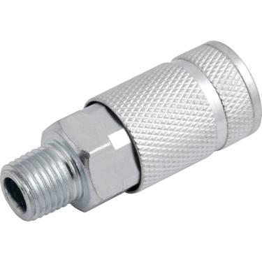 Imagem de Engate rápido macho 1/4 rosca 1/4" cartela 1pç - Vonder