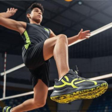 Imagem de Tênis Masculino Olympikus Quadra 2 Esportivo Cinza/Verde, Cinza, Verde