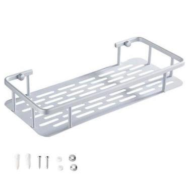 Imagem de Suporte Prateleira Porta Shampoo Banheiro Sabonete Utensilios Higiene 