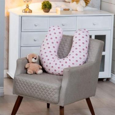 Imagem de Almofada de Amamentação Extra Grande 100% Algodão Várias Estampas - Mo