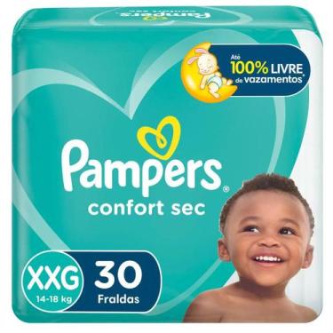 Imagem de Fralda Pampers Confort Sec XXG 30 unidades