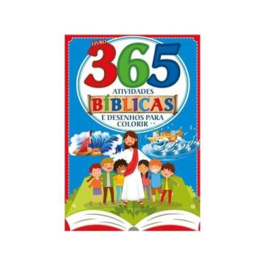 Imagem de Livro - Bíblicas Livro 365 Atividades e Desenhos para Colorir - On Lin