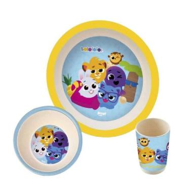 Imagem de Kit Refeição Turma Bolofofos C/ 3 Peças Hora do Papá - Zoop - Zoop Toy