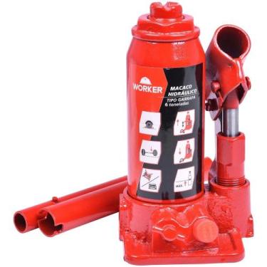 Imagem de Macaco Hidráulico Garrafa 6 Toneladas 200-405mm Worker