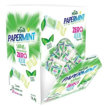 Imagem de Lâmina Bucal Refrescante Menta Zero Açúcar Papermint C/24 Un - Danilla
