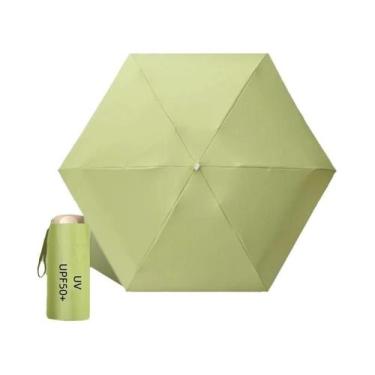Imagem de Guarda-chuva Portátil Mini Dobrável Com Proteção UV UPF50+ Para Viagem