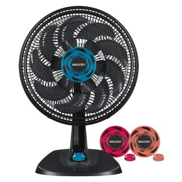 Imagem de Ventilador de Mesa Mallory Neo Air 15 Vibe com 15 Pás, 40cm, 140W e Kit Personalização