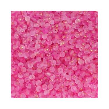 Imagem de Contas De Vidro Fosco Dourado Salpicado De 4mm, 100 Peças Para Joias A