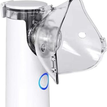 Imagem de Nebulizador portátil inalador ultrassônico silencioso 2 máscaras bocal