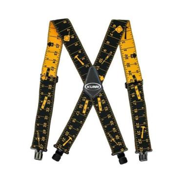 Imagem de Suspensórios Masculinos Elásticos Com Fita Métrica E Clipe Reforçado K