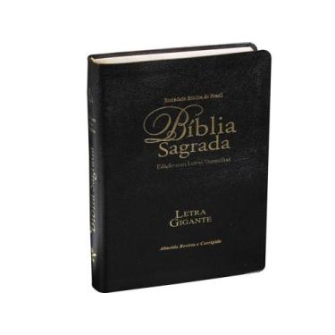 Imagem de Bíblia Sagrada SBB- Letras Vermelhas- Índice Lateral e Marcador- Letra