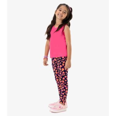 Imagem de Legging Básica Infantil Rovi Kids Azul, Azul, 2