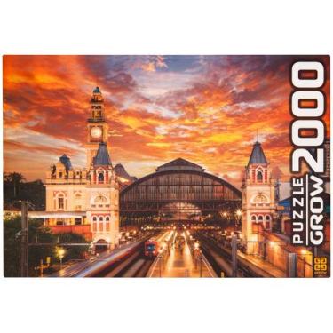 Imagem de Quebra-Cabeça - 2000 Peças - Estação da Luz - Grow - 3737