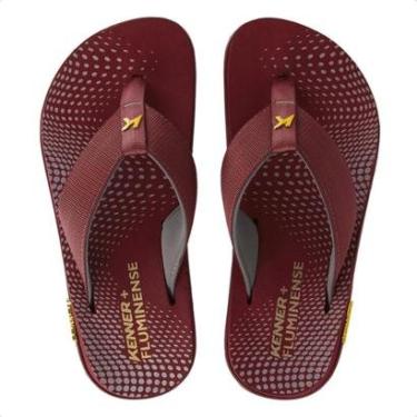 Imagem de Chinelo Kenner Masculina Kivah Fluminense Grená-Masculino