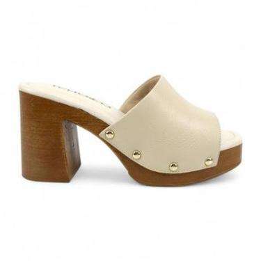 Imagem de Tamanco Tchocco Plataforma Salto Grosso Casual-Feminino