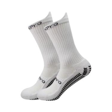 Imagem de Meias Esportivas Antiderrapantes Para Futebol, Basquete, Tênis, Bicicl