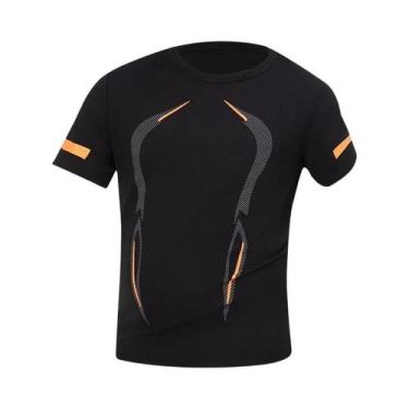 Imagem de Camiseta Fitness Masculina plus Size De Secagem Rápida Com Estampa, Ma