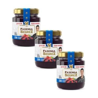 Imagem de Combo Geleia de Frutas Vermelhas Zero - 3 unid - Fazenda Sedrez