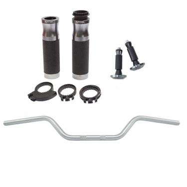 Imagem de Kit Esportivo Manopla Peso Guidão Cb 300 Twister Hornet Fazer Xj6 Next