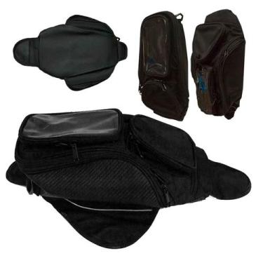 Imagem de Bolsa Tanque Mala Moto Alforge Imã Mochila Mini Pochete - 365 SPORTS