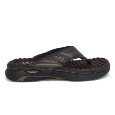 Imagem de Chinelo Pegada Masculino Couro com Amortecedor 134501-Masculino