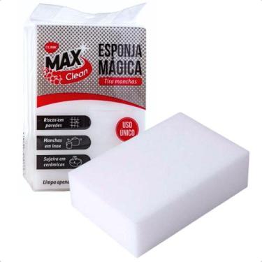Imagem de Kit 4 Esponjas Mágicas Limpeza Multiuso Tira Manchas - ShopCareHome