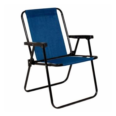 Imagem de Cadeira de Praia Alta Sannet Aço 110kg Cores Mor