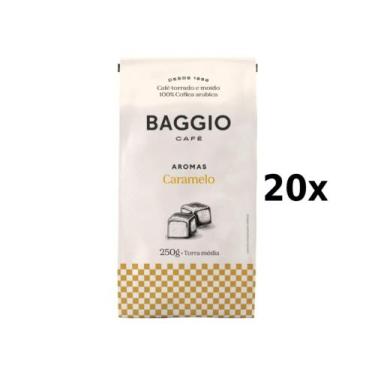 Imagem de Café BAGGIO Torrado e Moído Caramelo 250g Caixa com 20 Unidades