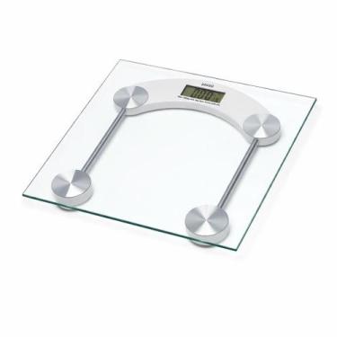 Imagem de Balança Digital Com Display Digital LCD Vidro Temperado Transparente R